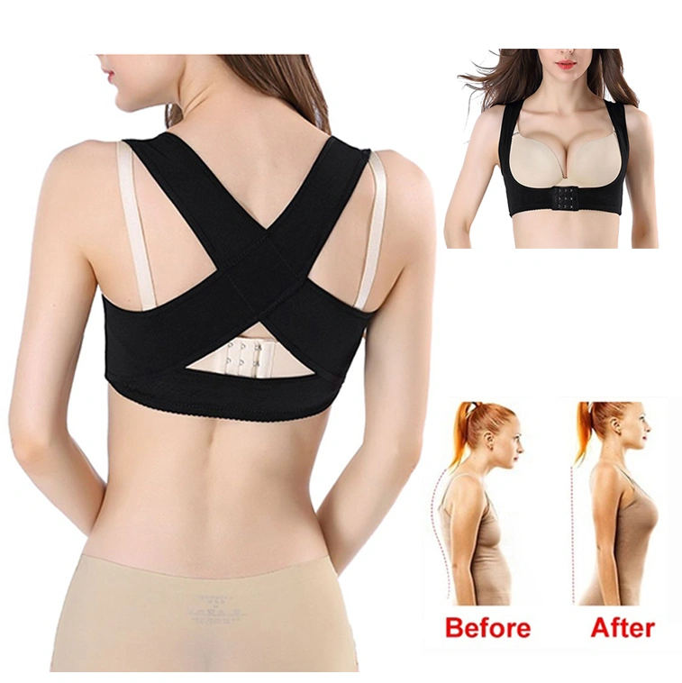 Adjustable Shoulder Support Correction Humpback Posture Corrector Body Efficiently Gather Breasts Belts Chest Support Clothes for Women