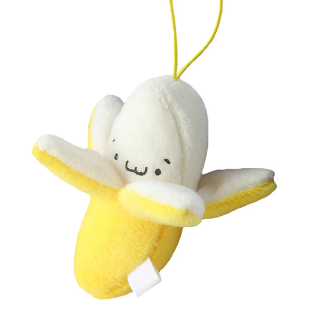 Peeled Banana Plush Toy PP Cotton Soft Cute Comfortable Touch Banana Stuffed Doll Toy for Kids