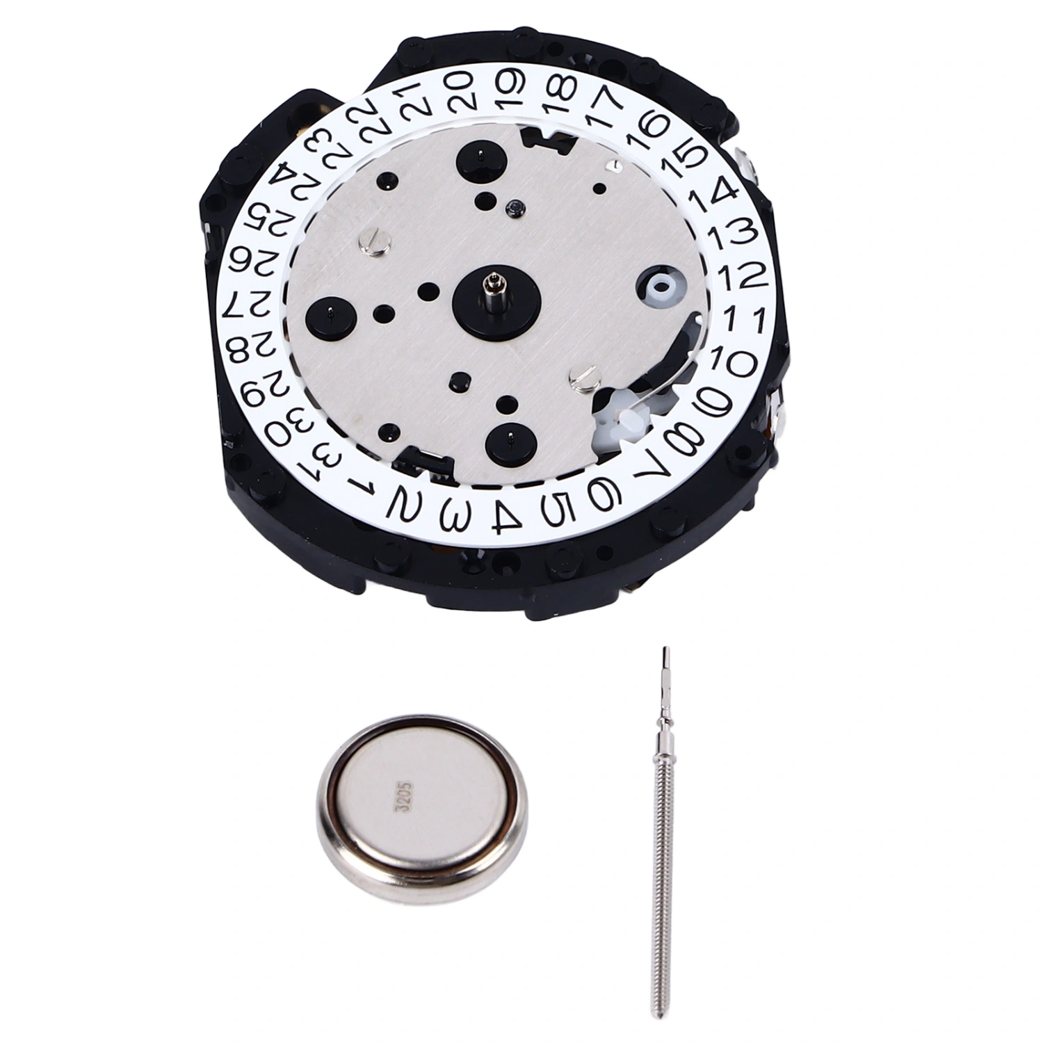 VD57C Quartz Watch Movement Metal Reliable Watch Replacement Movement with 40mAh Battery