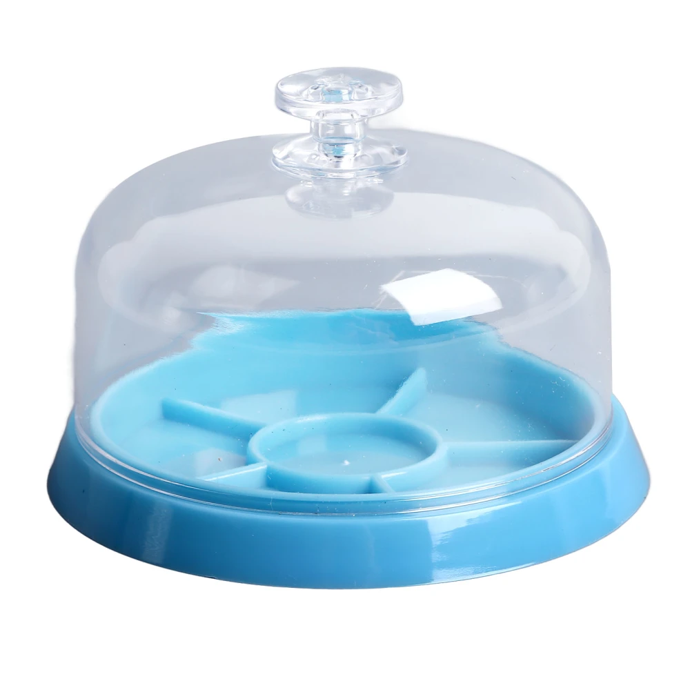 Watch Movement Tray Dustproof Accessory Storage Watch Parts Dust Cover for Family School Blue