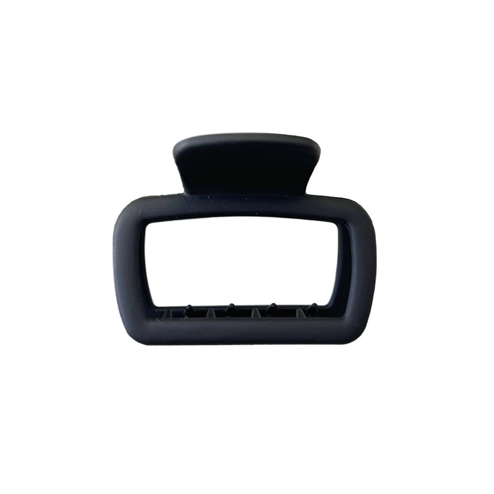 Rectangle Jaw Clip Clamp Fashionable Accessory Small Hair Claw Clip for Women Black