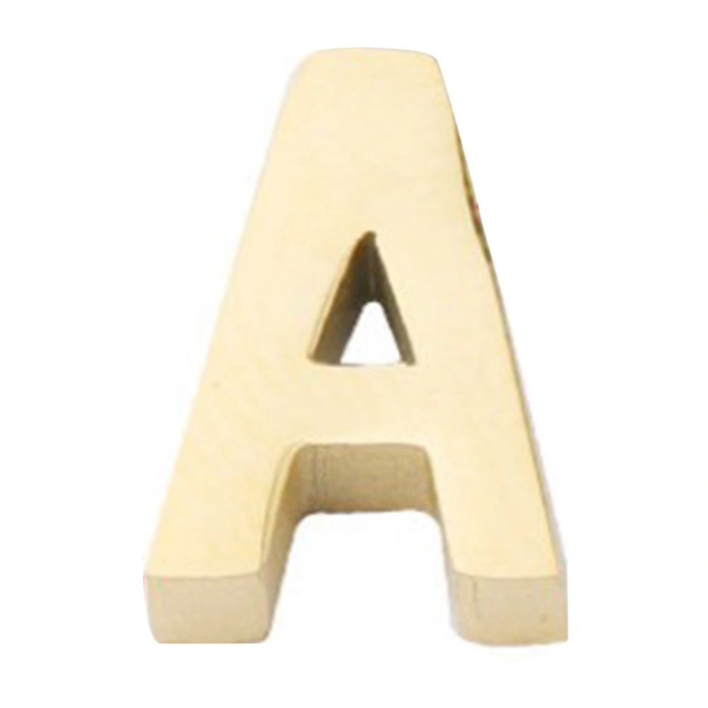 Stainless Steel Letter A Pendant DIY Golden Alphabet Pendant for Necklace Bracelet Jewelry Making