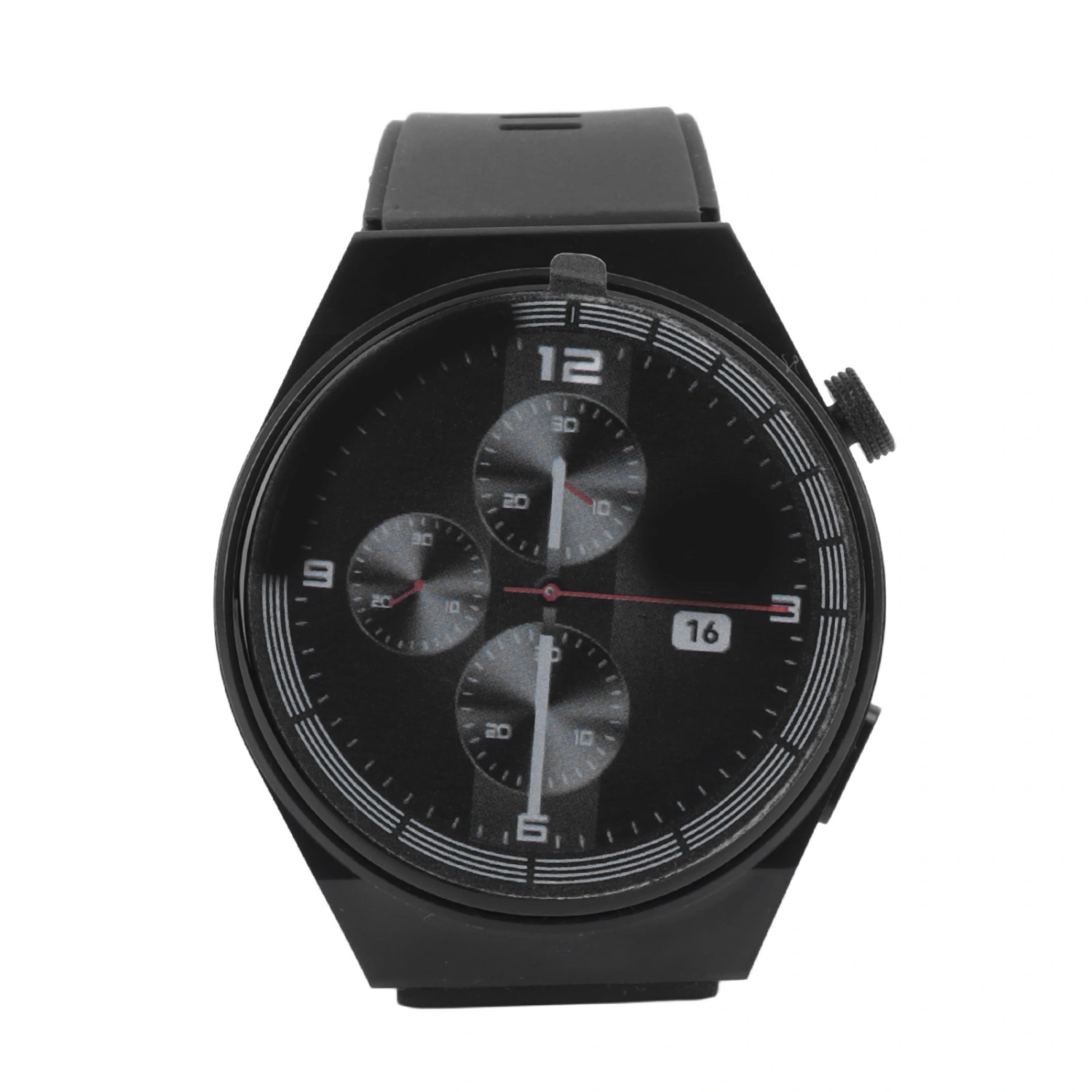 Smart Watch 1.28in Screen Voice Call Round Dial Rotatable Crown Sports Smartwatch with Pedometer Black 1.28in Smart Watch