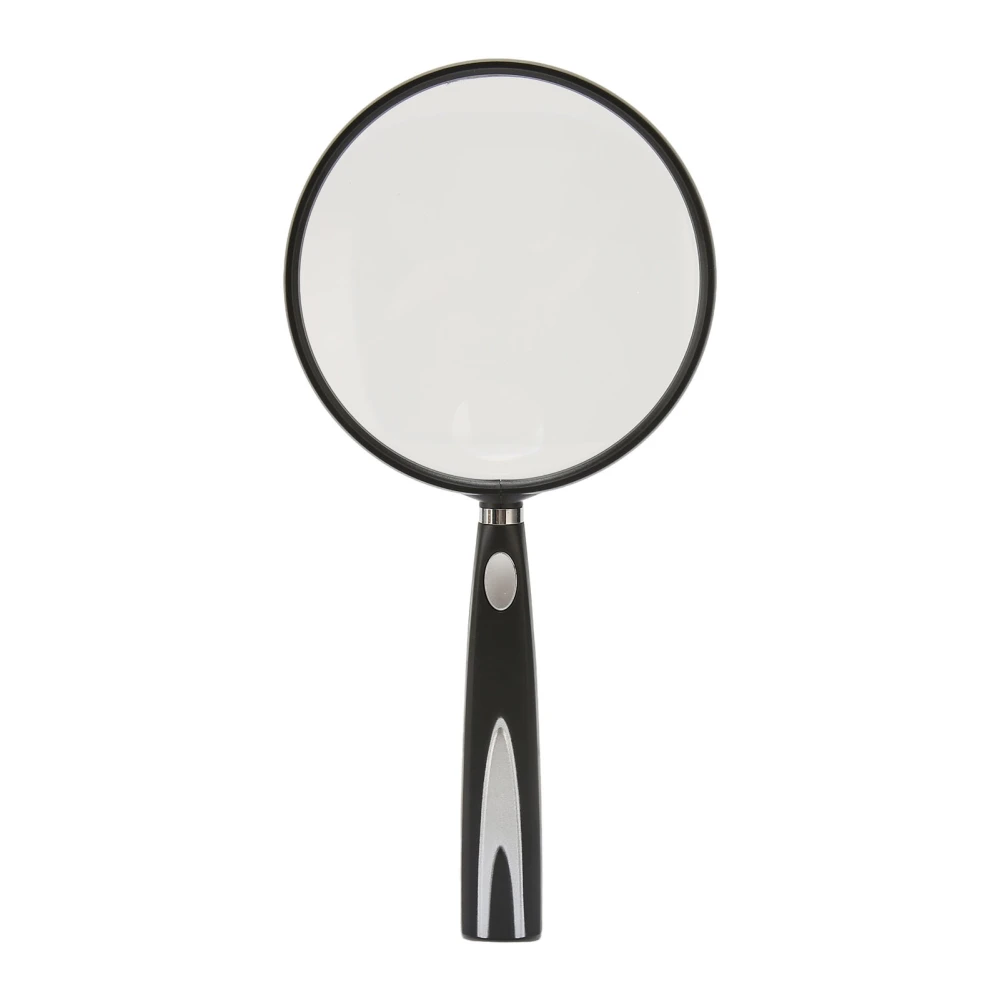 Handheld Magnifying Glass 2X 4X Handheld Reading Magnifier Skid Resistance Handle Magnifying Glass for Elderly Kids