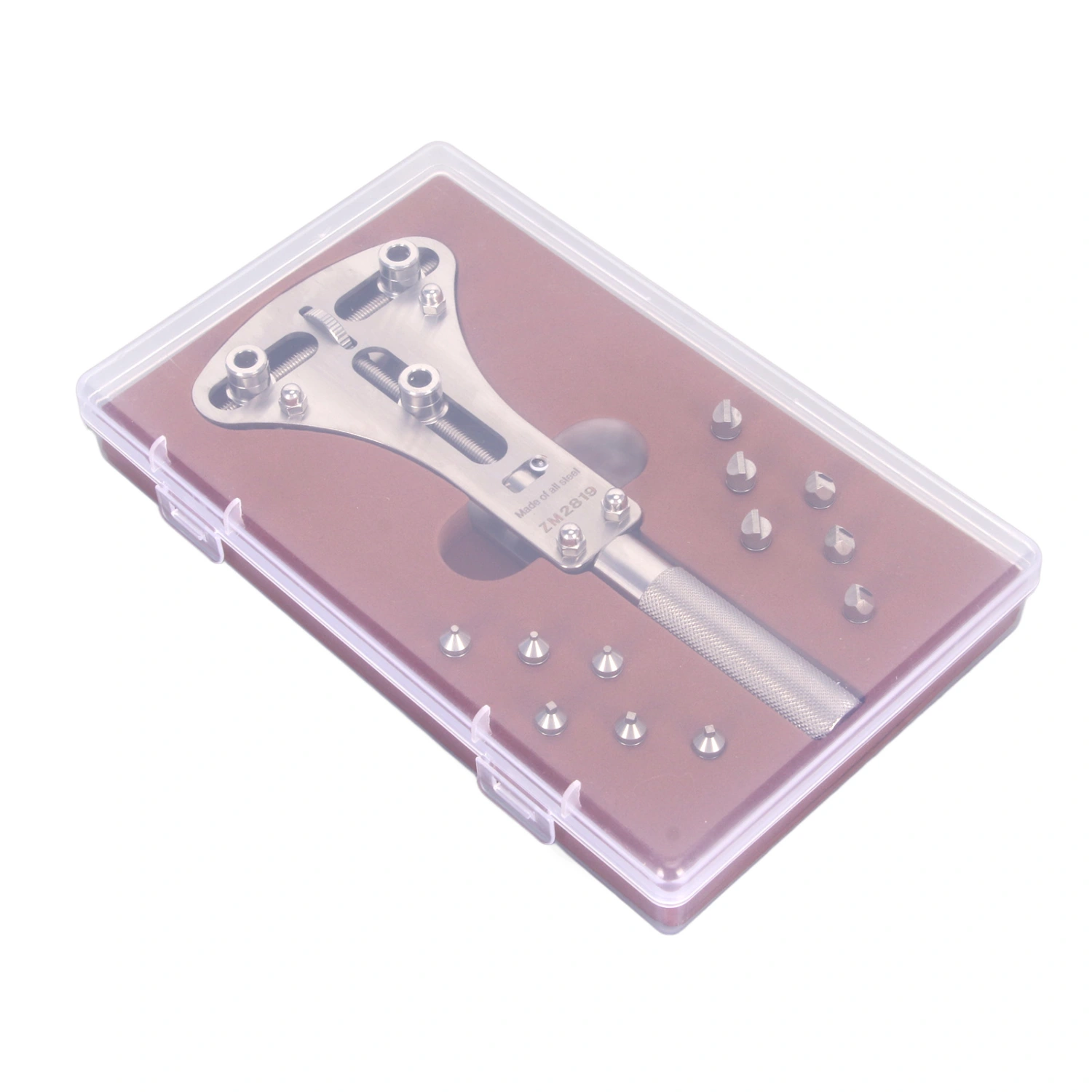 Watch Back Case Opener Wrench Adjustable Portable Stainless Steel Watch Screw Back Remover