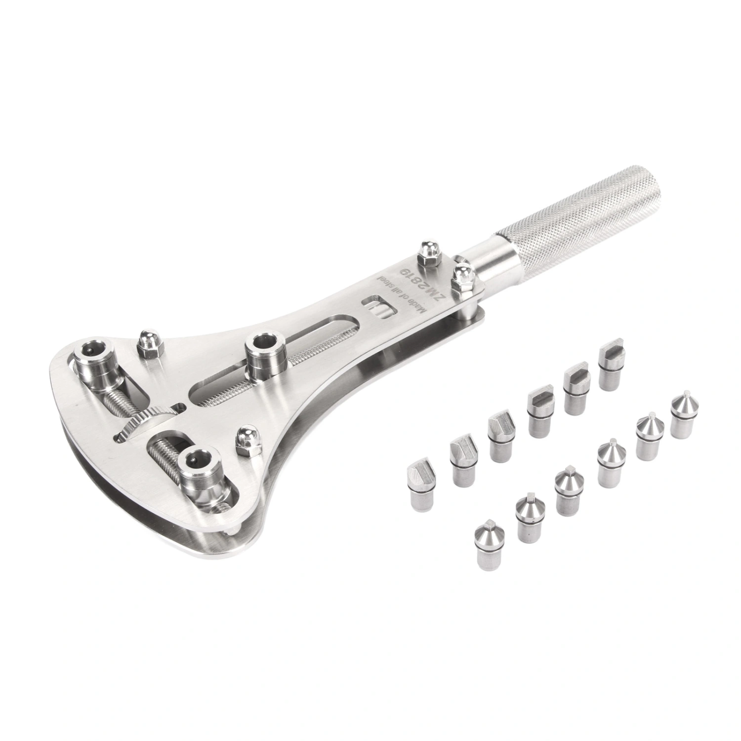 Watch Back Case Opener Wrench Adjustable Portable Stainless Steel Watch Screw Back Remover
