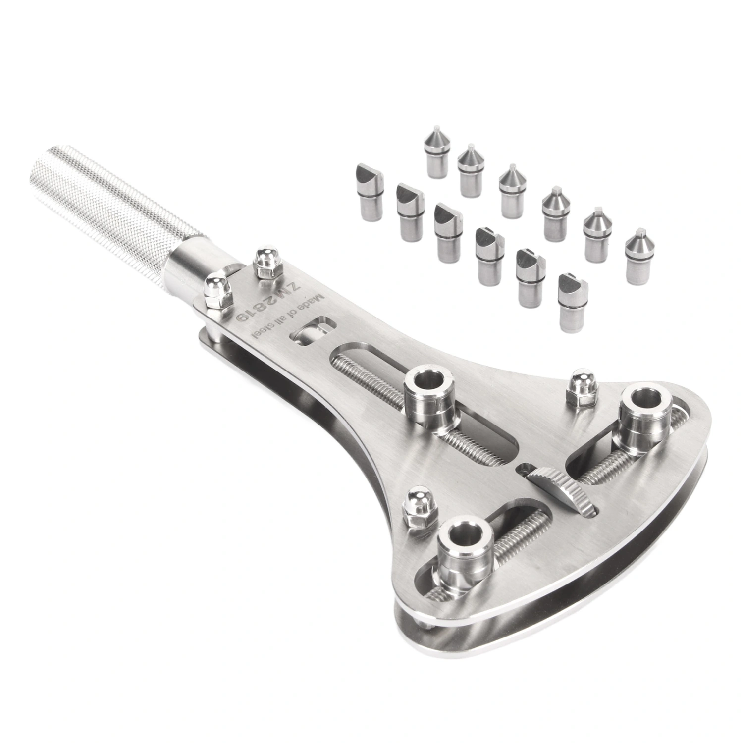 Watch Back Case Opener Wrench Adjustable Portable Stainless Steel Watch Screw Back Remover