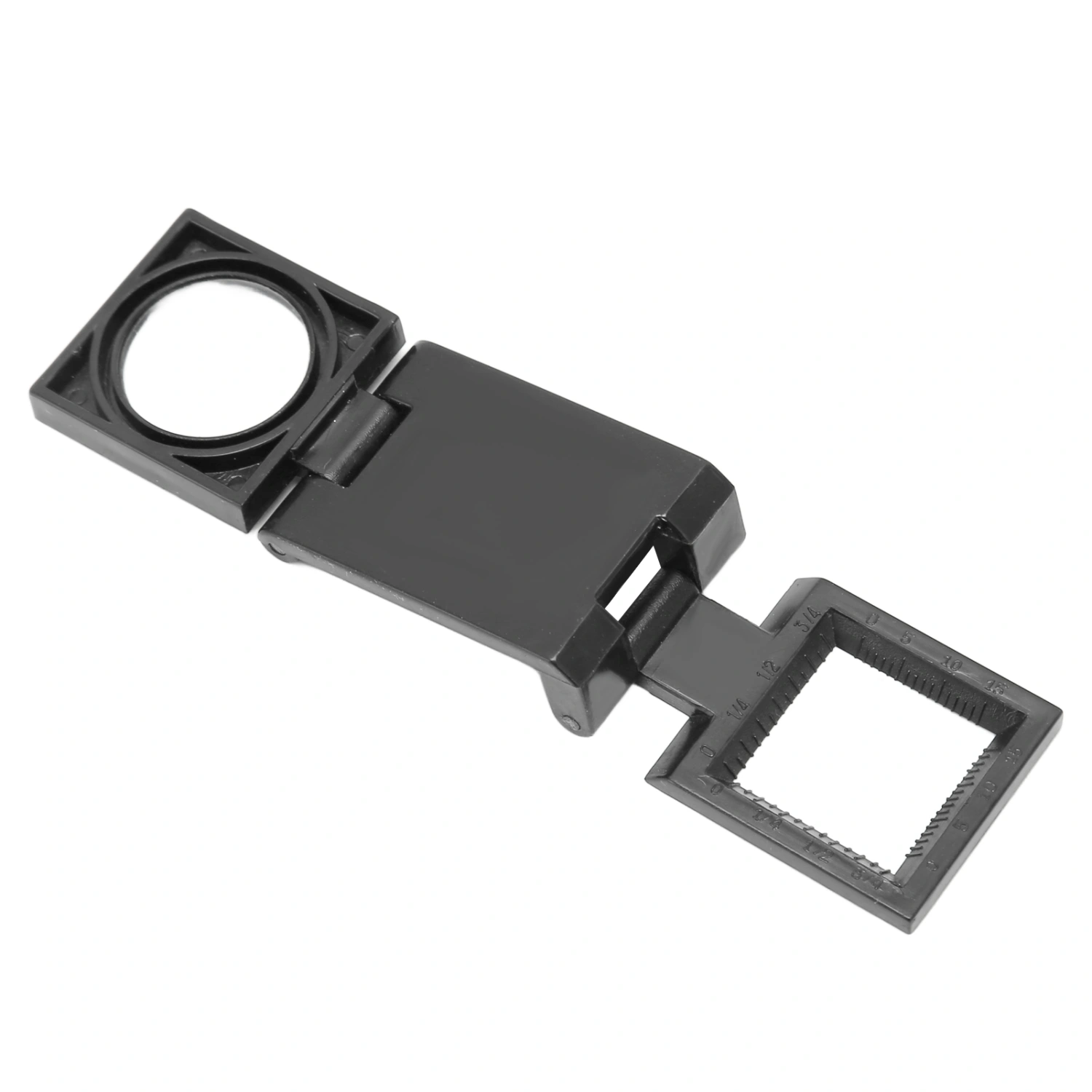Folding Magnifying Glass 3 Folds 10X Optical Glass Lens Small Pocket Magnifier Glass for Seniors Reading Inspection