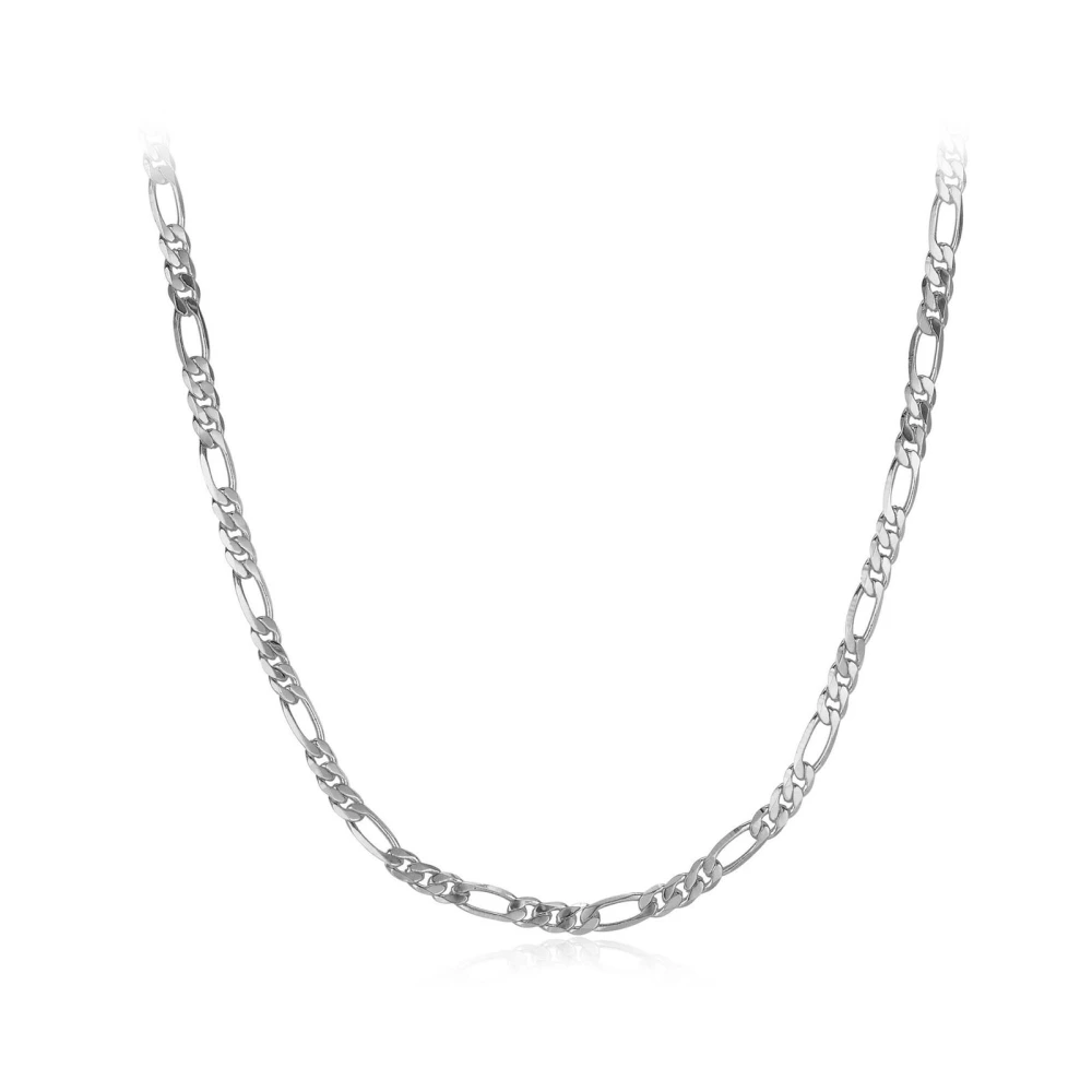 Link Clavicle Pendant Necklace Glittering Shiny Adjustable Silver Pendant Necklace for Women Female Silver