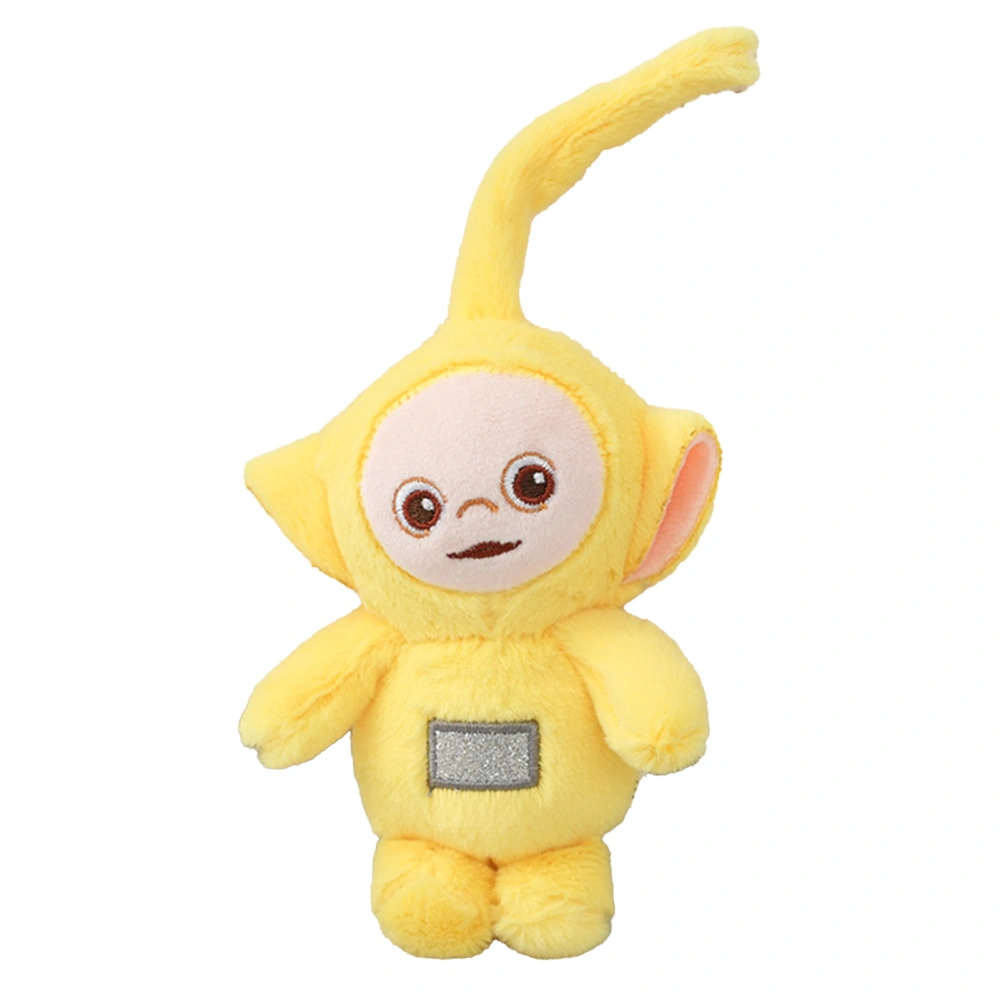 Cartoon Plush Doll for Kids Vivid Exquisite Fine Stitching PP Cotton Cute Stuffed Toy for Bookstores Bags Yellow