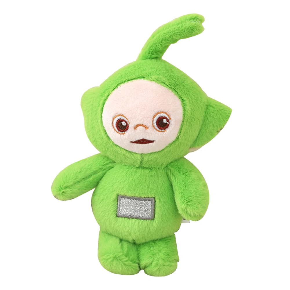 Cartoon Plush Doll for Kids Vivid Exquisite Fine Stitching PP Cotton Cute Stuffed Toy for Bookstores Bags Green