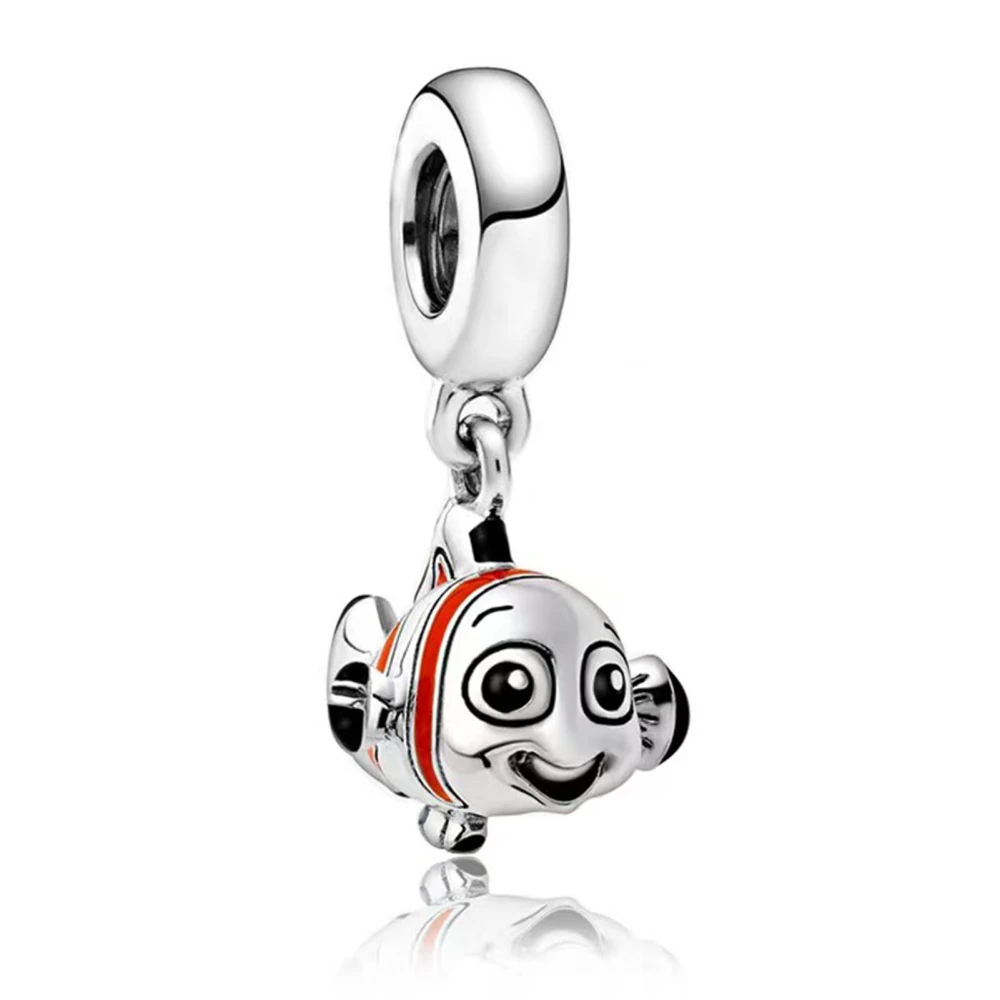 Clownfish Necklace Metal Stylish Fashionable Elegant Clownfish Necklace Pendant for Dating