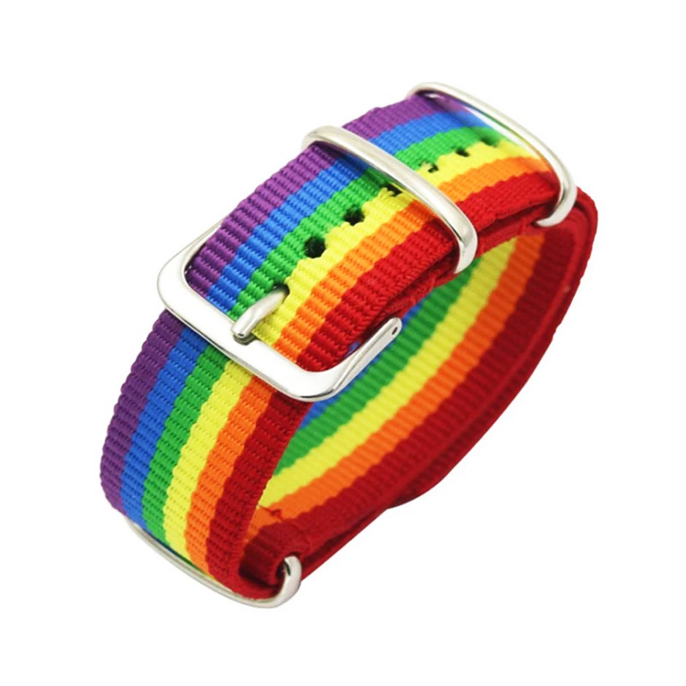 Colorful Bracelet Fashionable Comfortable Canvas Adjustable Wristband for Daily Wear