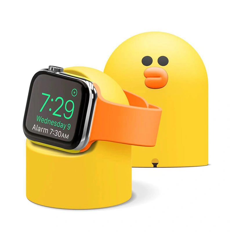 Watch Charger Stand Silicone Cute Cartoon Universal Portable Watch Charging Holder for IWatch Type 2