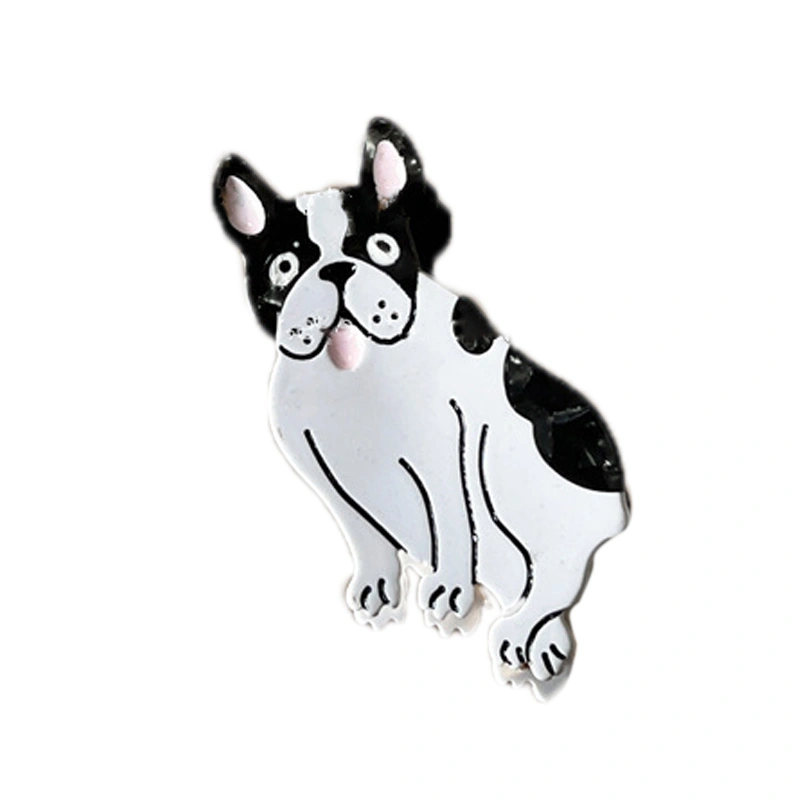 Hair Catch Clip Cartoon Character Stylish Fashionable Strong Hold Hair Clips for Girls French Bulldog