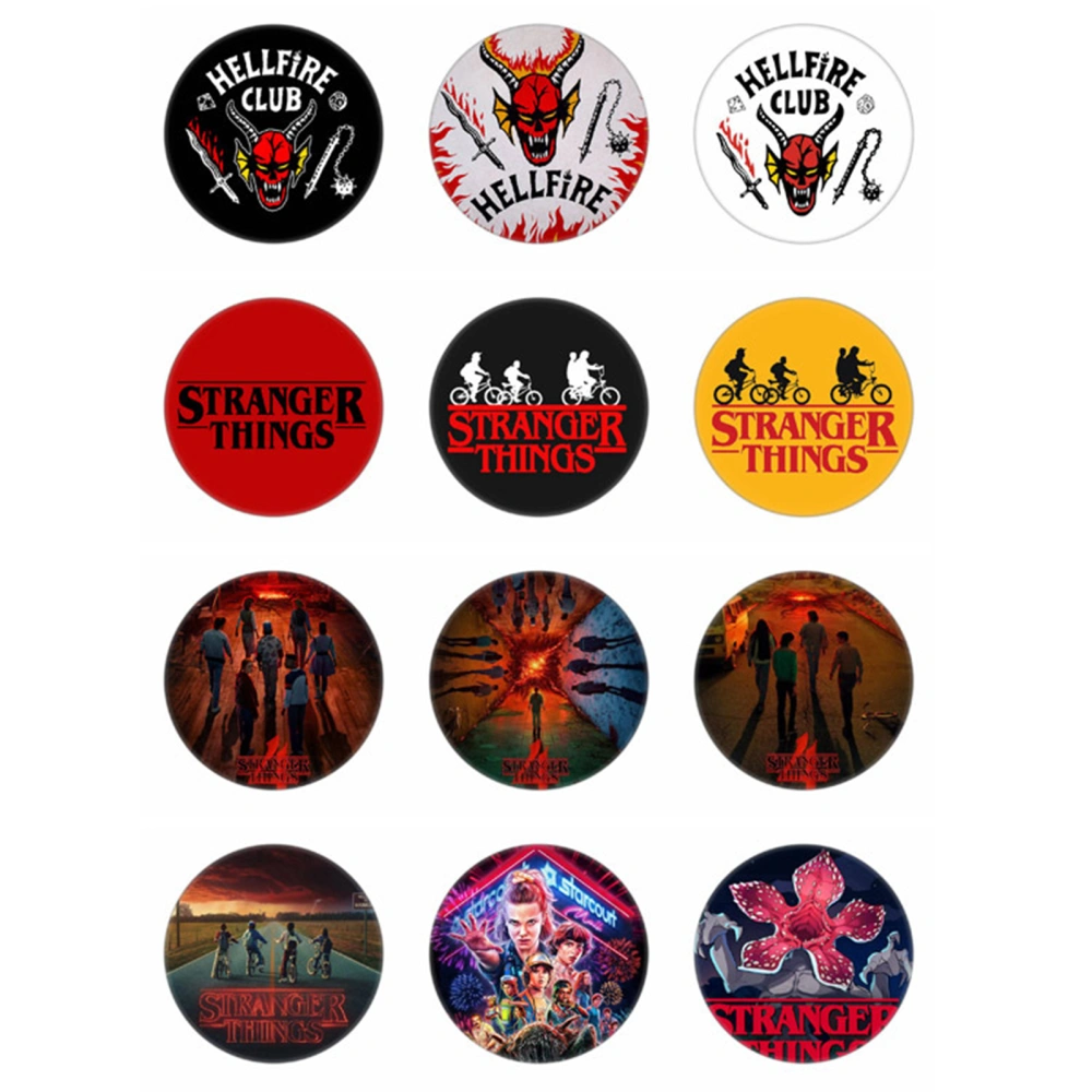 Stranger Things Pin Badges Set