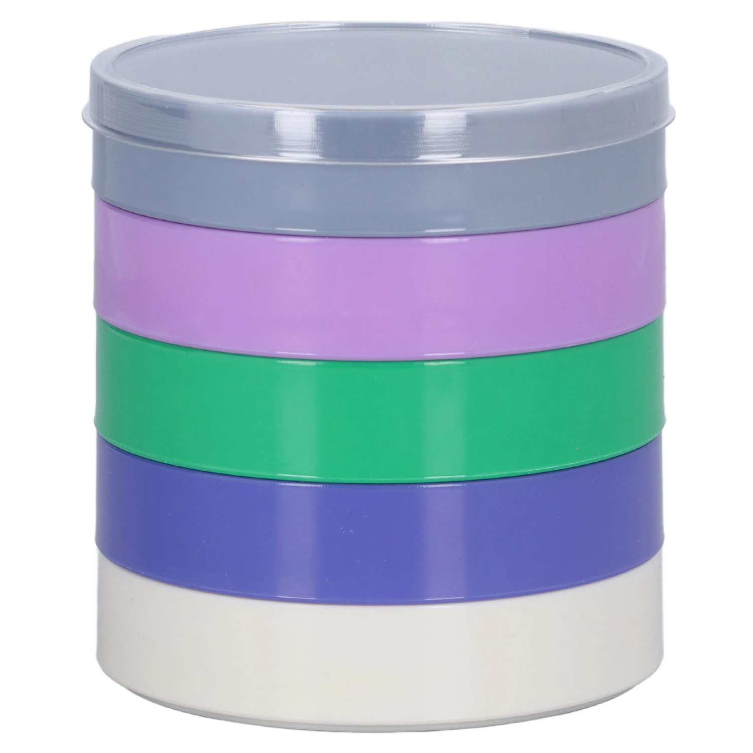 Watch Parts Storage Box Multipurpose Round 5 Layers Colourful Watches Movement Parts Storage Holder