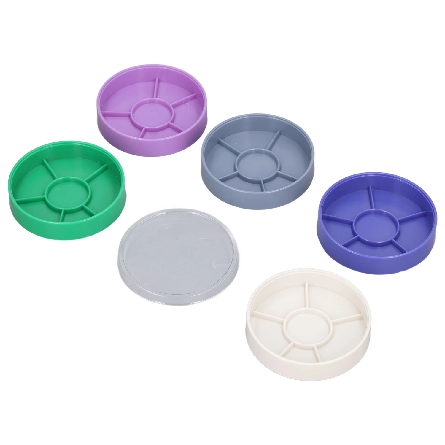 Watch Parts Storage Box Multipurpose Round 5 Layers Colourful Watches Movement Parts Storage Holder