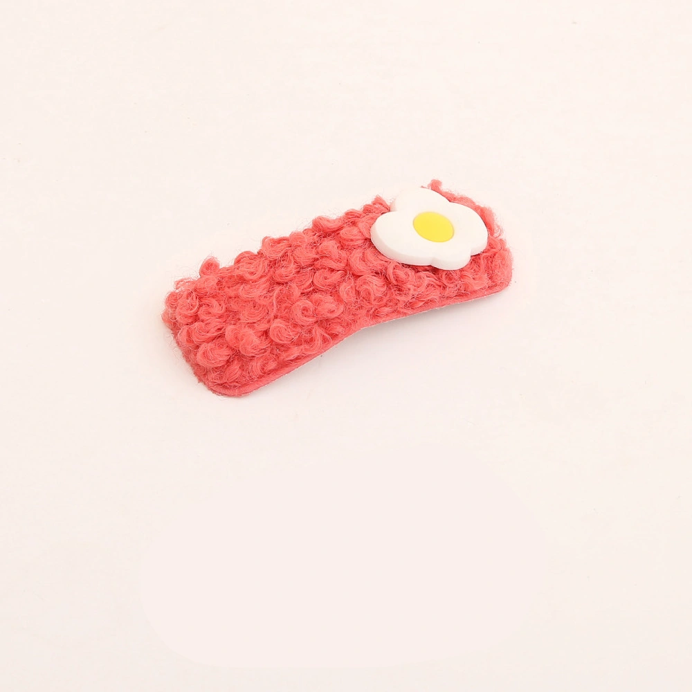 Snap Hair Clip Lamb Wool Soft Cute Odorless Korea Hairpin for Girl Teens Kids WomenType 11