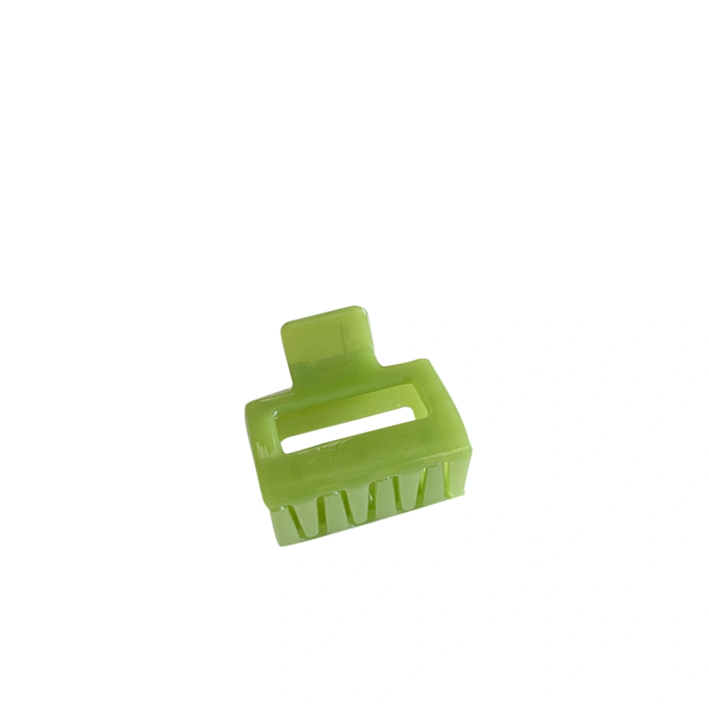 Medium Hair Claw Clips Hair Styling Accessories Rectangle Claw Clips for Women GirlsBright Green