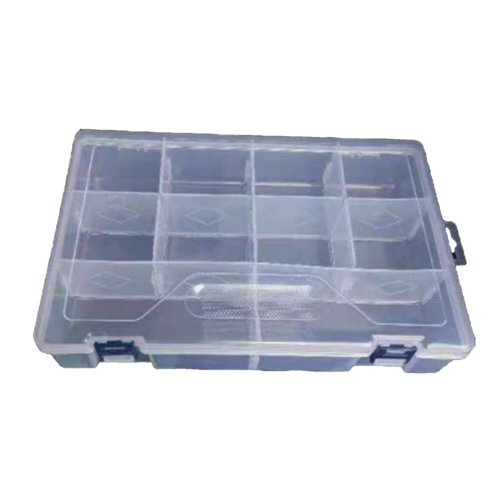 10 Grids Clear Storage Box Detachable Jewelry Beads Organiser Container Case for DIY Crafts