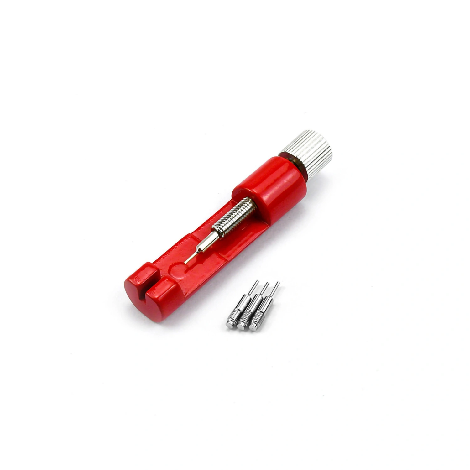 Watch Strap Spring Bar Link Pin Adjustable Tool Alloy Steel Watch Band Remover Repairing ToolRed