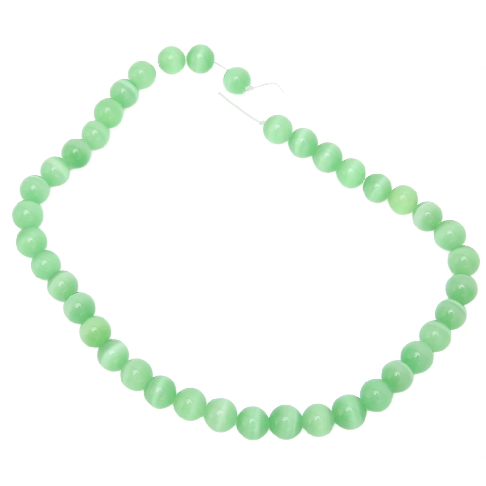 10mm Jewelry DIY Stone Bead Delicate Necklace Bracelet Handicraft Making Beads for Jewelry StoreLight Green