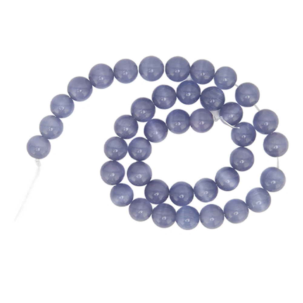 10mm Jewelry DIY Round Bead Exquisite Elegant Natural Stone Bead for Bracelet Necklace MakingLight Violet