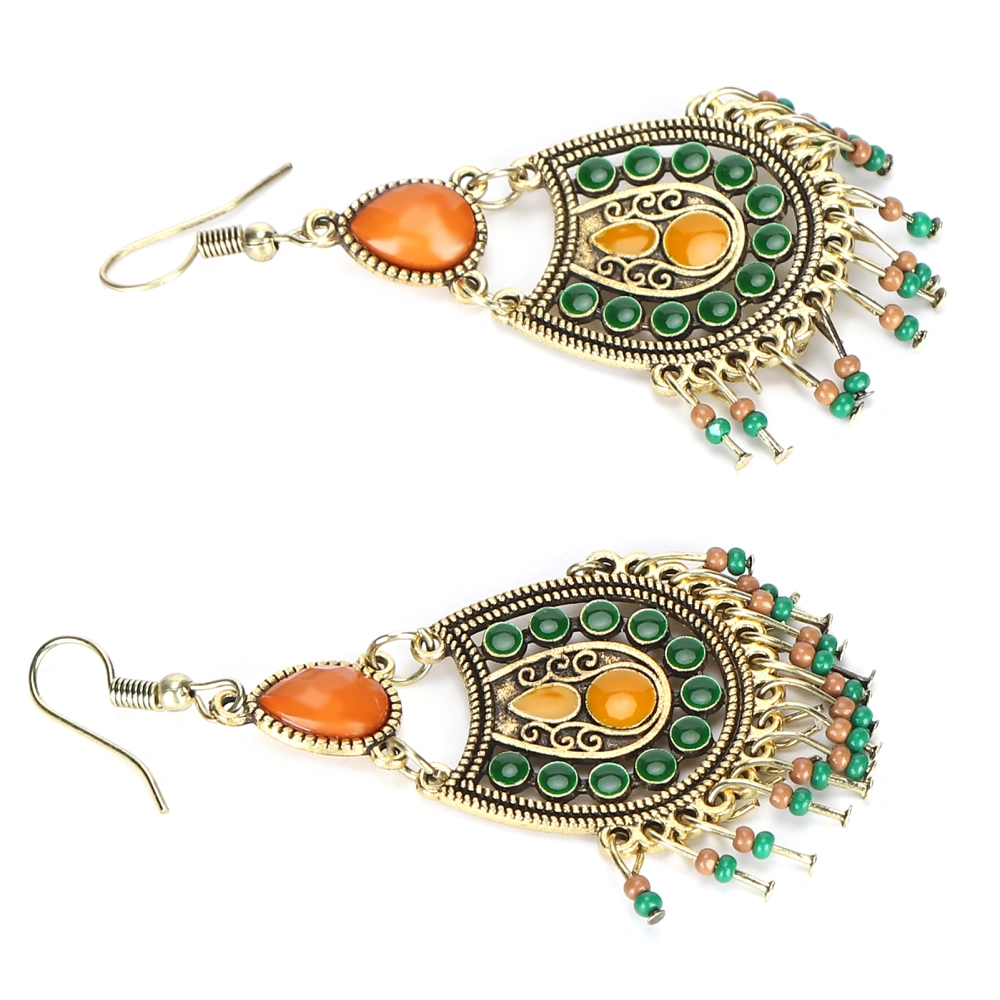 Bohemian Earrings Lightweight Colorful Fashion Retro Woman Girls Dangle Drop Earrings