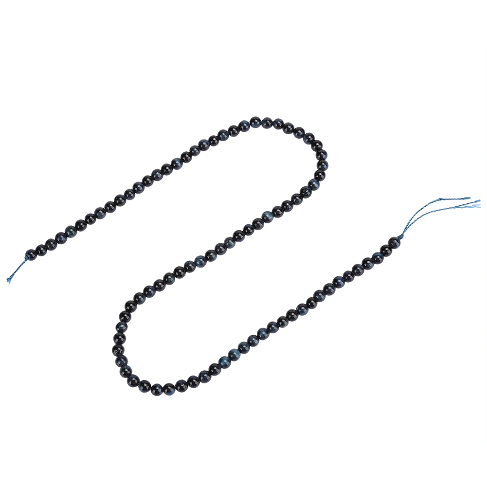 Natural Stone Blue Black Tiger Eye Round Beads DIY Jewelry Bracelet Making Accessory4mm 92pcs Beads
