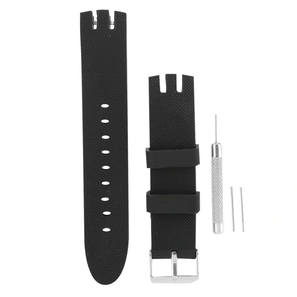 Watch Band Silicone Watch Strap Fit for swatchYTS401/402/409/713 YTB400