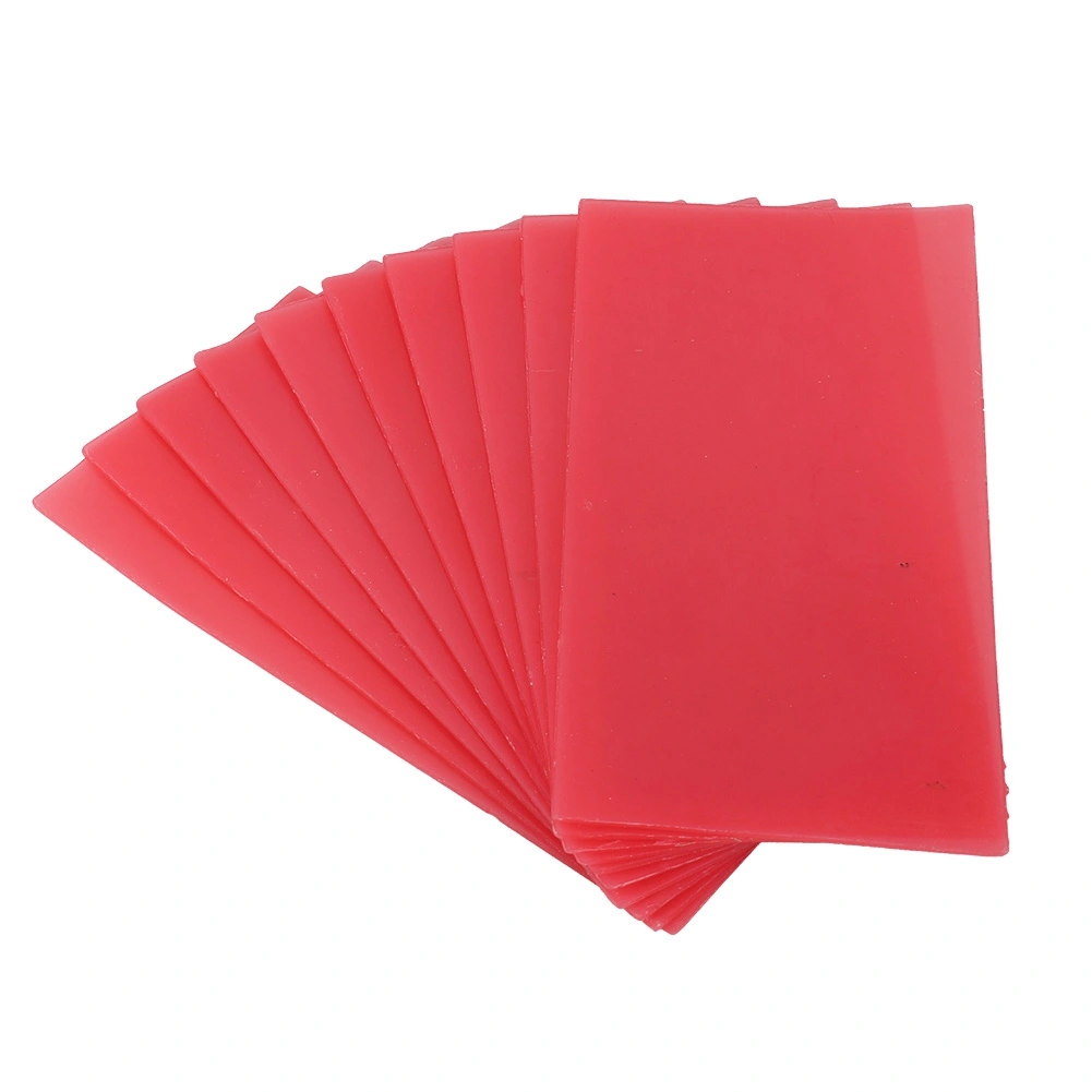 10pcs Jewelry Carving Engraving Model Red Wax Oral Dental Wax Mould Tool Set (1.3mm)