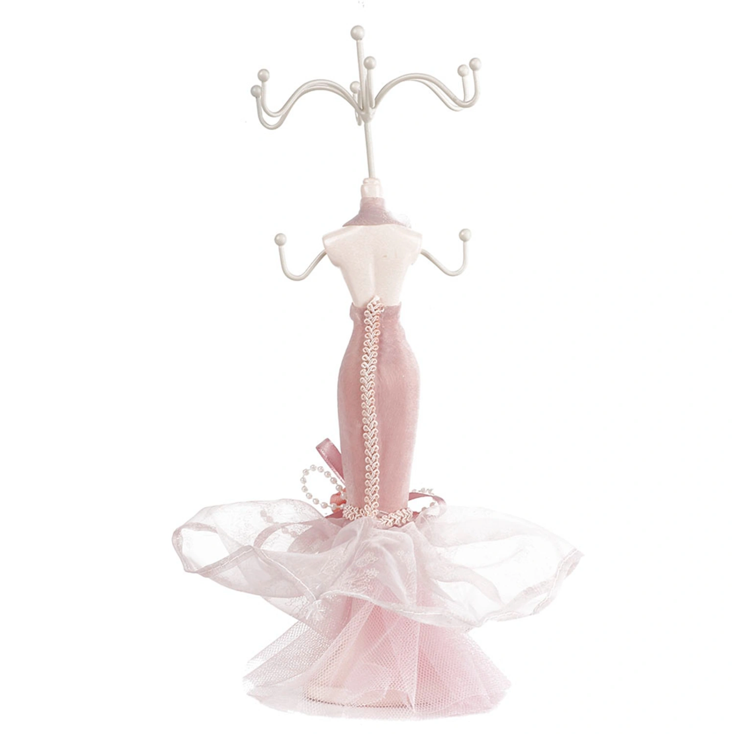 Model Dress High heeled Shoes Earring Necklace Ring Jewelry Holder Stand Display(Small Model)