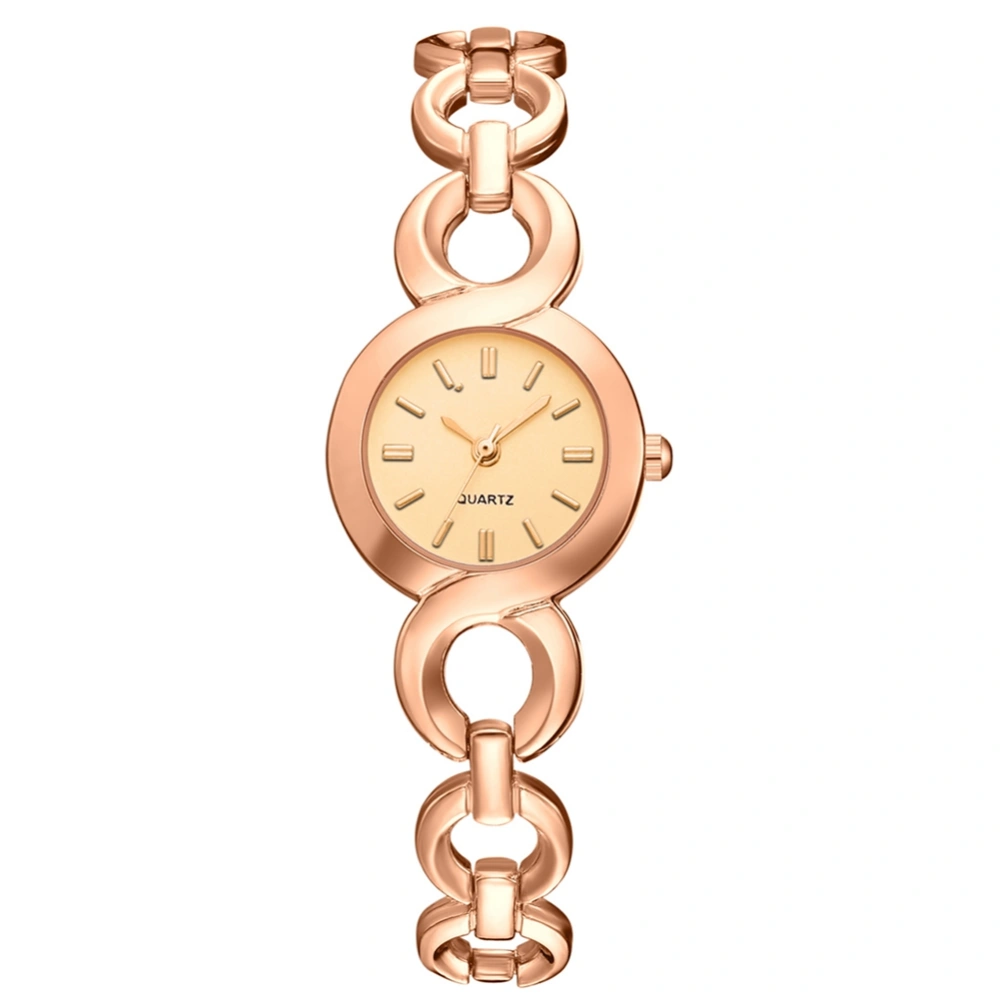 Exquisite Personality Fashion Simple Watch Jewelry Gift(Rose Gold with Rose Gold Face)