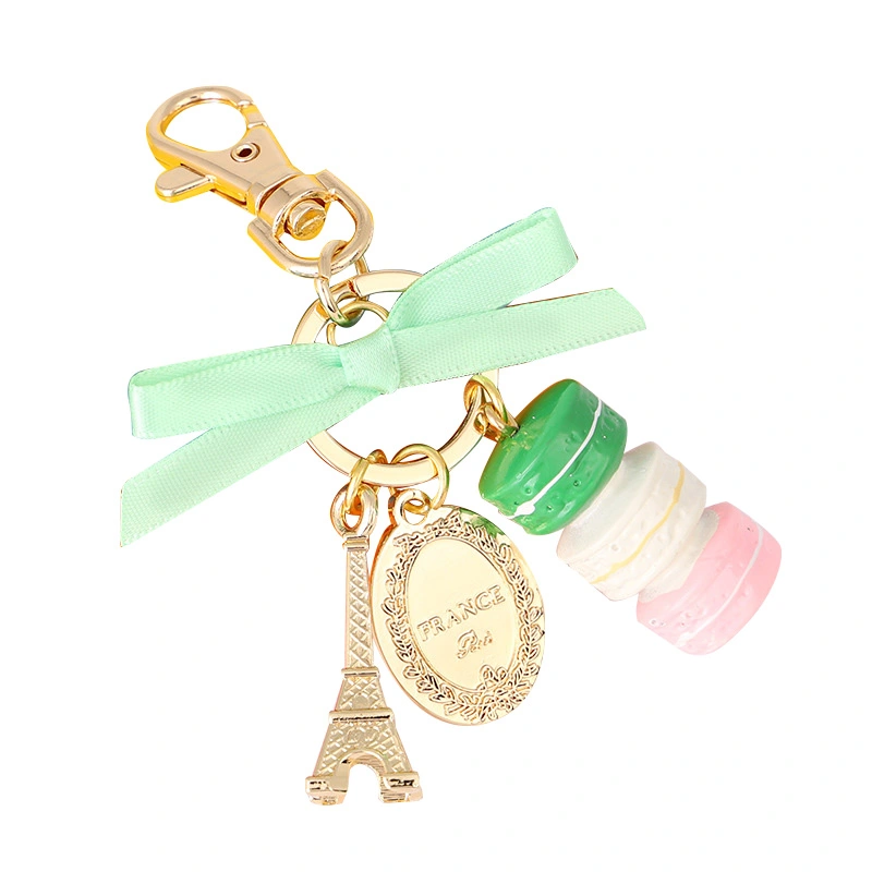 Stylish Personalized Macaron Cake Shape Bag Pendant Decoration Gift (5162 Green)