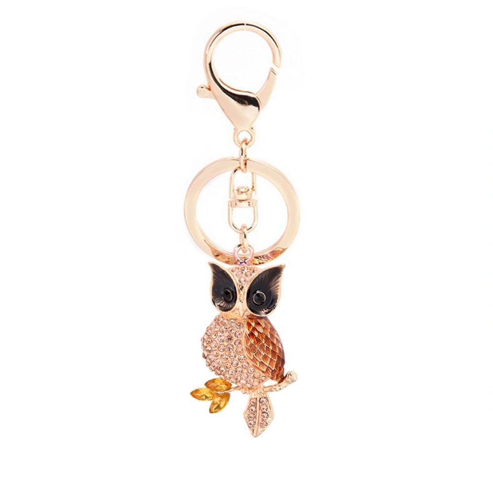 Animal shaped Pendant Keychain Resin Key Ring Bag Hanging Ornament （CHY-5260 Yellow）