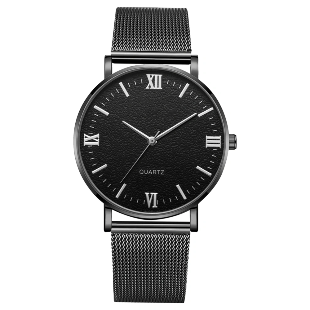 GAIETY​ Fashion Casual Watch Men Women Quartz Alloy Band Wristwatch(E)