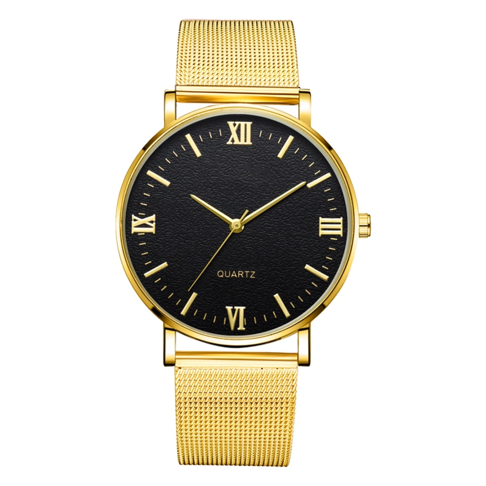 GAIETY​ Fashion Casual Watch Men Women Quartz Alloy Band Wristwatch(M)