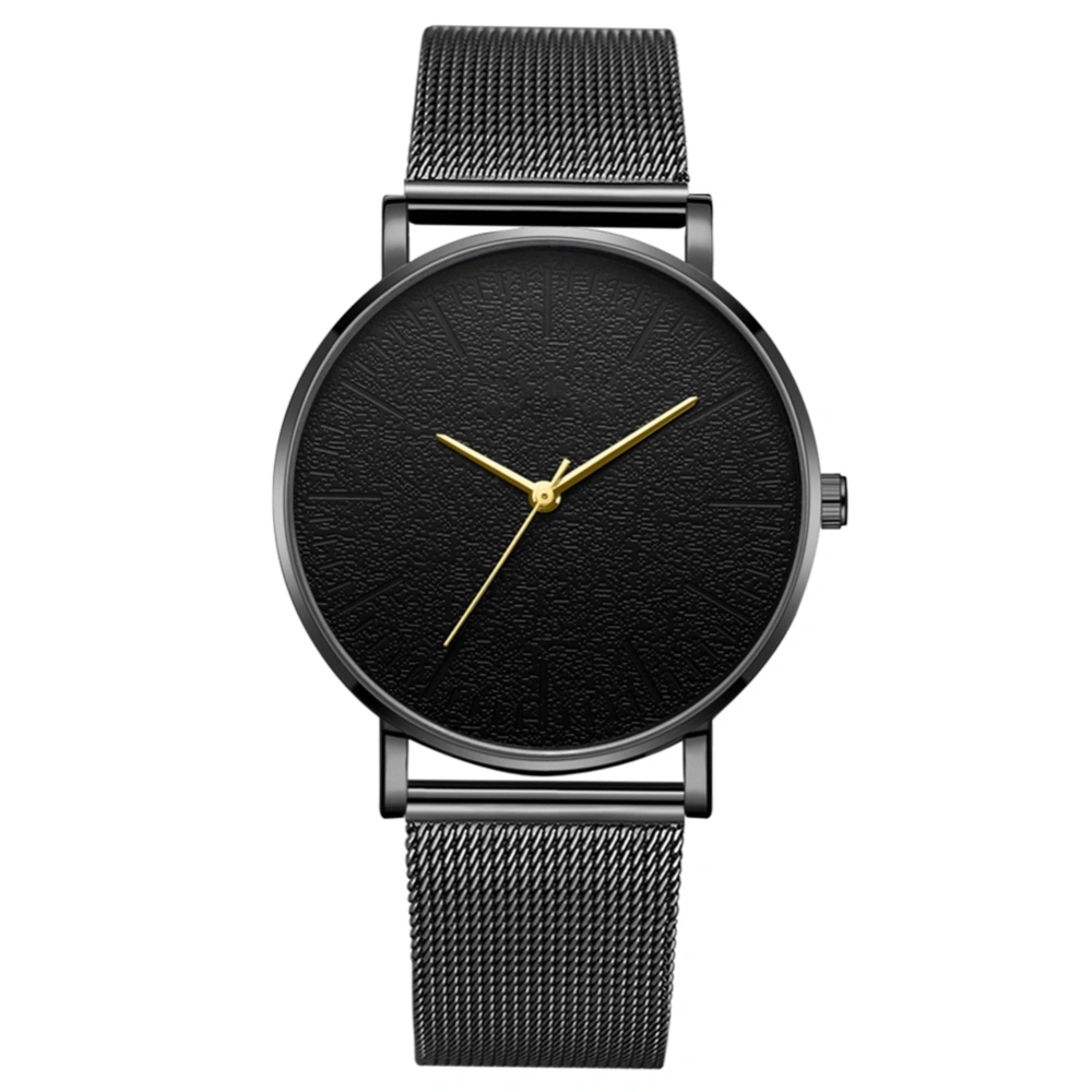 GAIETY​ Fashion Casual Watch Men Women Quartz Alloy Band Wristwatch(A)