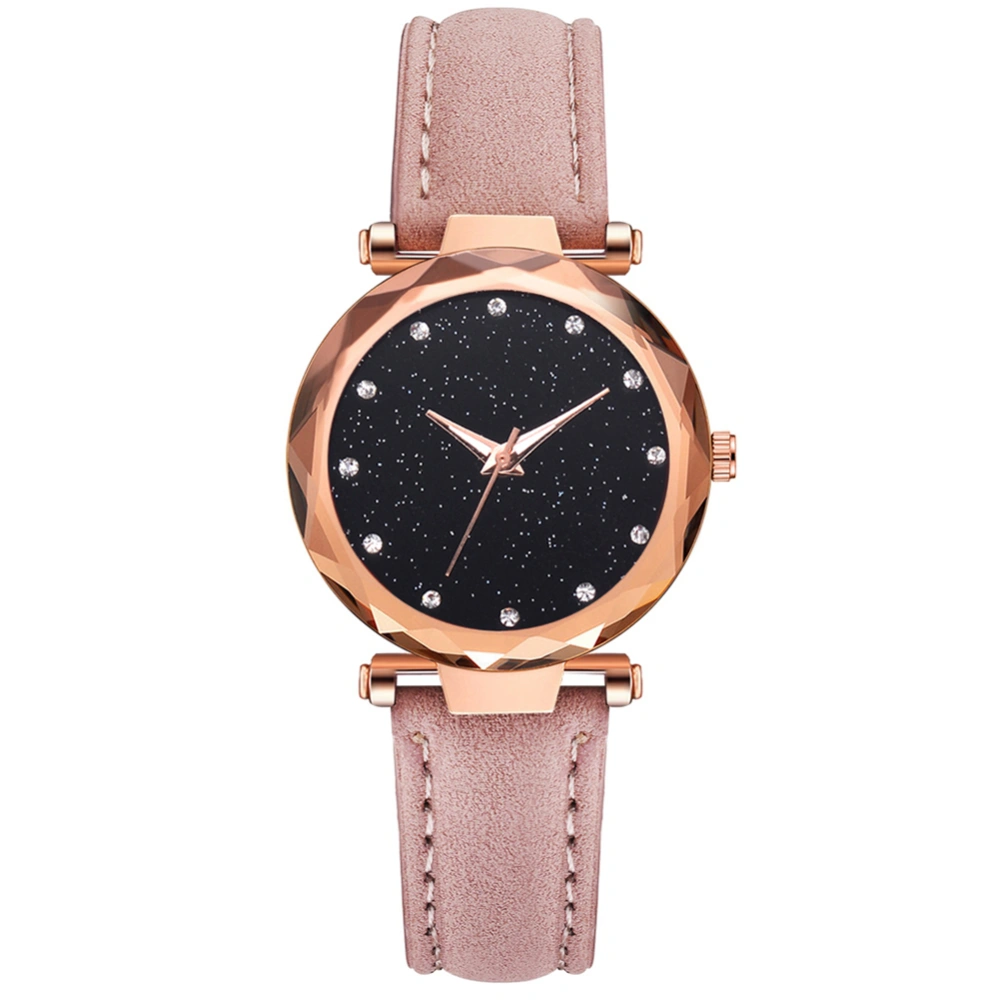 XR3383 Luxury Personality Quartz Watch Casual Watch Fashion Chain Gifts(Pink)