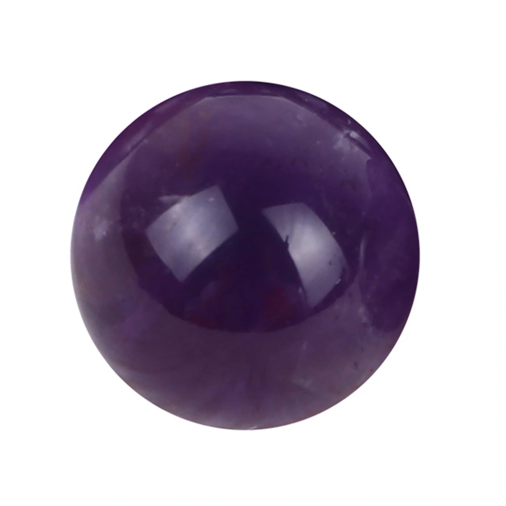 Natural Quartz Crystal Healing Gemstone (Amethyst Ball 2 cm)