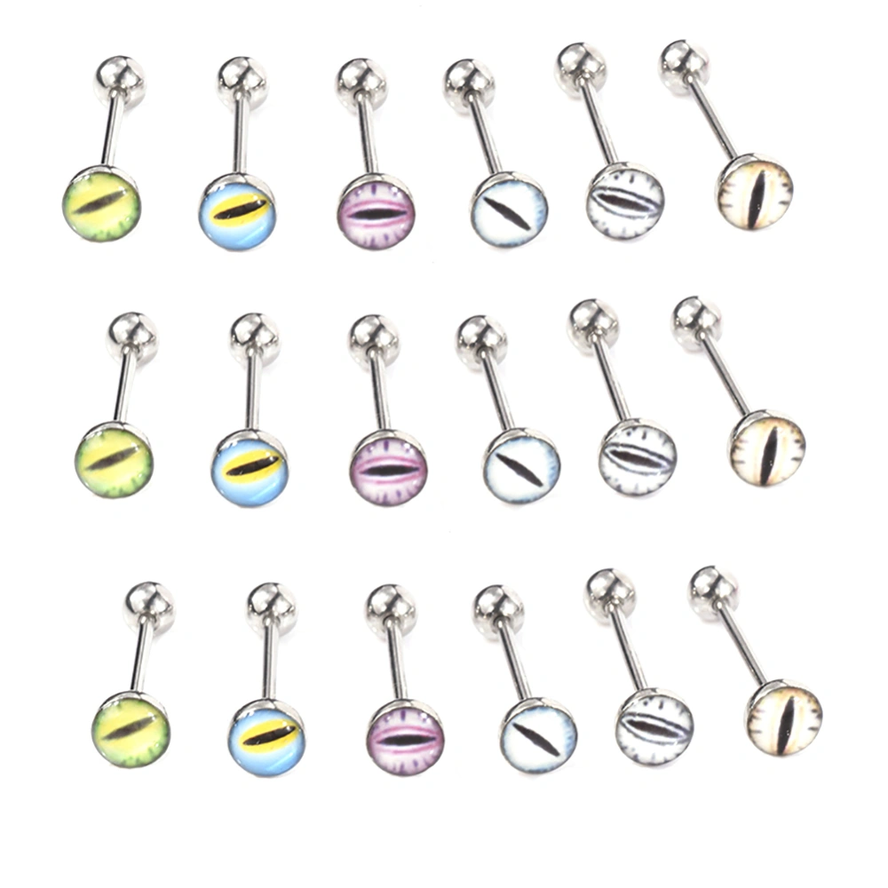 Fashion Tongue Ring Stainless Steel Stud Body Piercing Jewelry(Random 1pc)