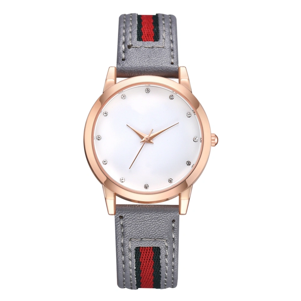 XR3369 Fashionable Wrist Watch Luxury Women Watch Quartz Watch (Grey)