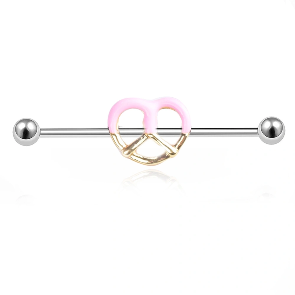 1pcs Women Lady Heart Shape Stainless Steel Ear Pin Ear Stud Earring Piercing Jewelry