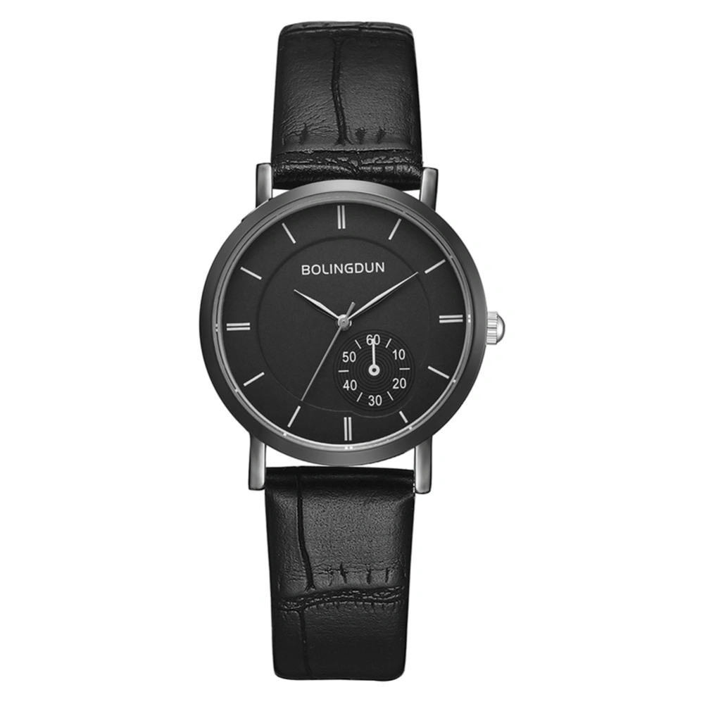 Wrist Watch Watch Fashion Watch Quartz Watch Leisure Watch （Black Frame Small）