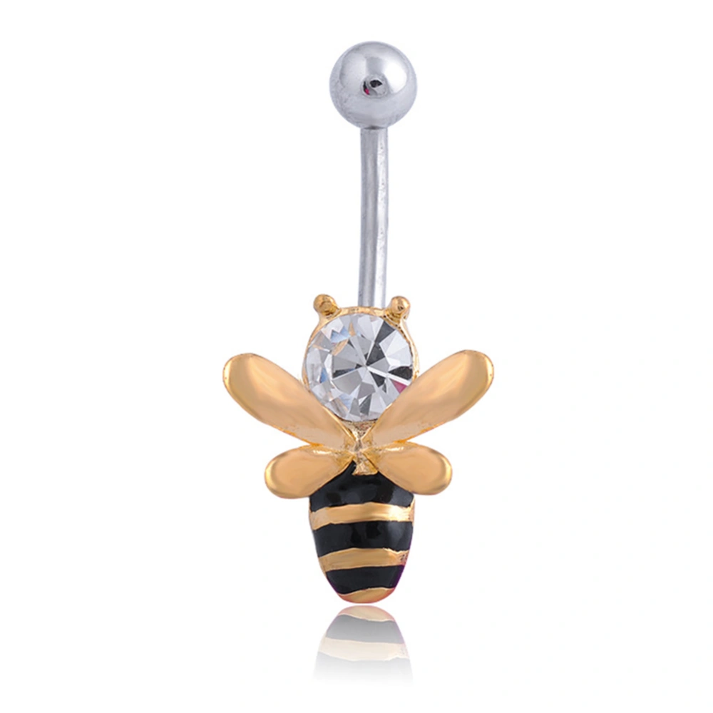 Stainless Steel Electroplate Belly Navel Ring Animal Bee Body Piercing Jewelry