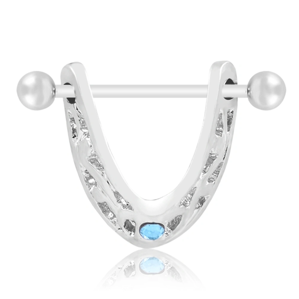 Surgical Steel Body Piercing Jewelry Nipple Ring for Women Girls