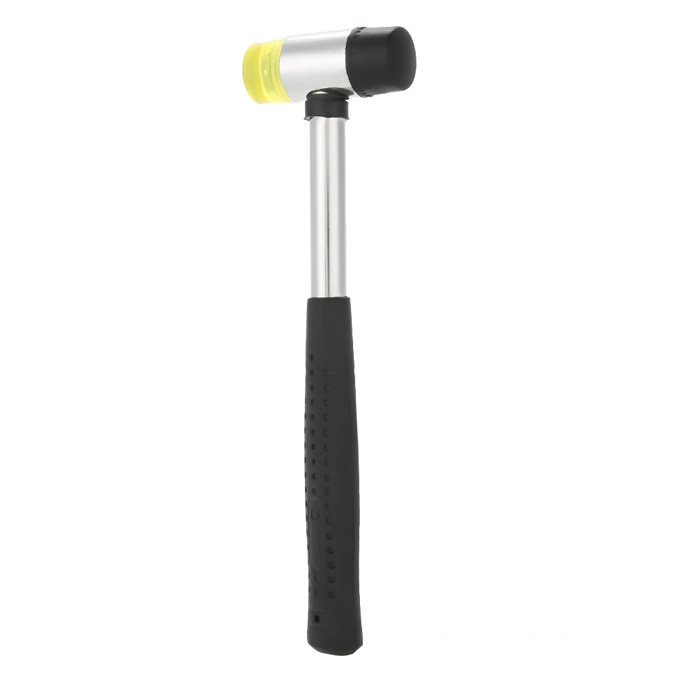 Steel Handle 25mm Hammer Head Multi functional Hand Tool Double Face Rubber Hammer