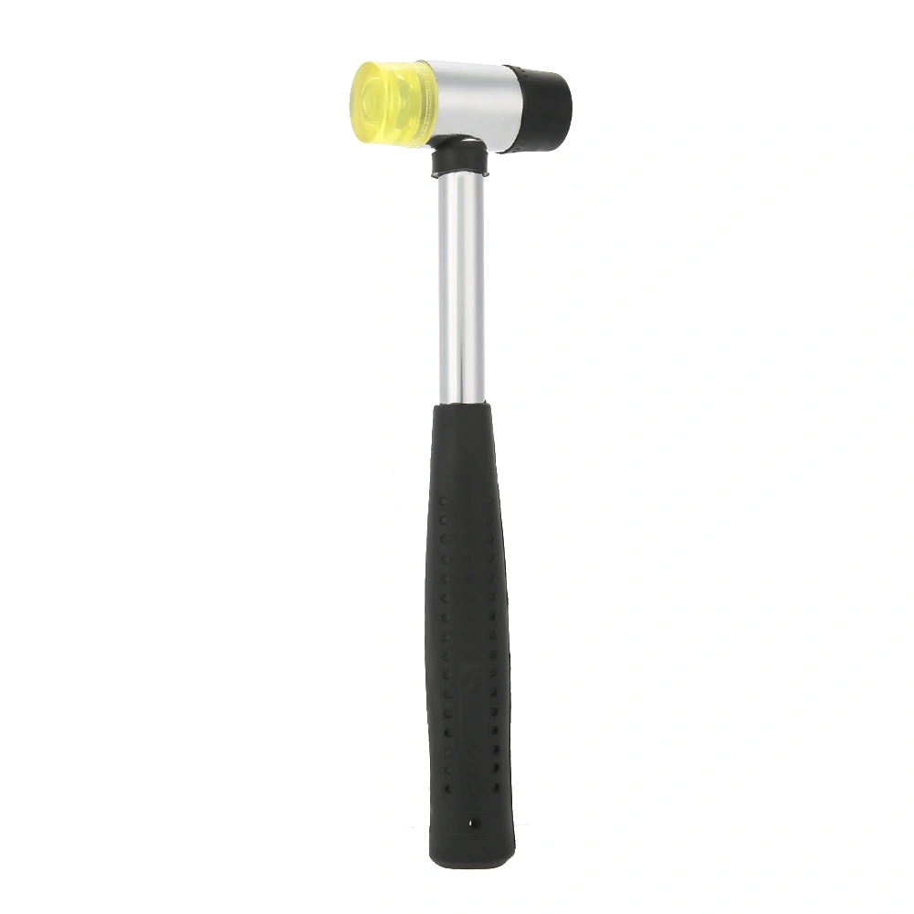 Steel Handle 25mm Hammer Head Multi functional Hand Tool Double Face Rubber Hammer