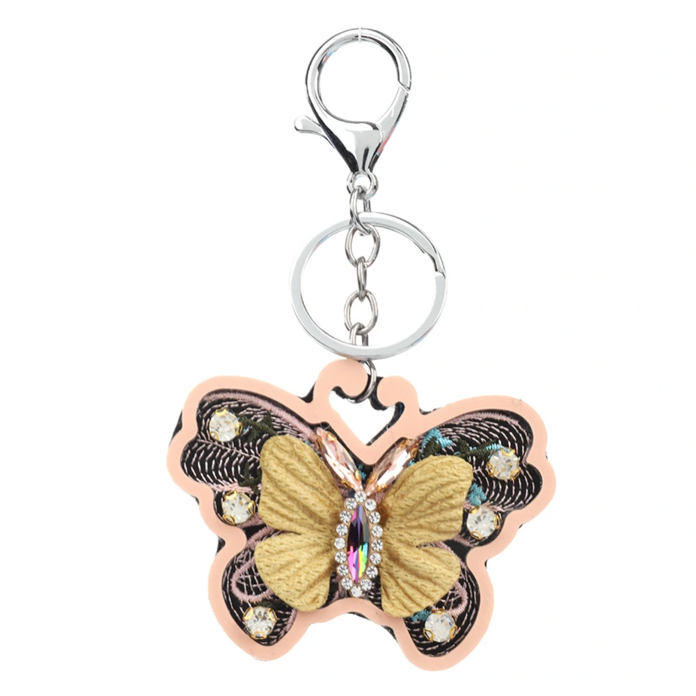 Fashionable Jewelry Accessory Paillette Exquisite Insect Key Ring Alloy Keychain